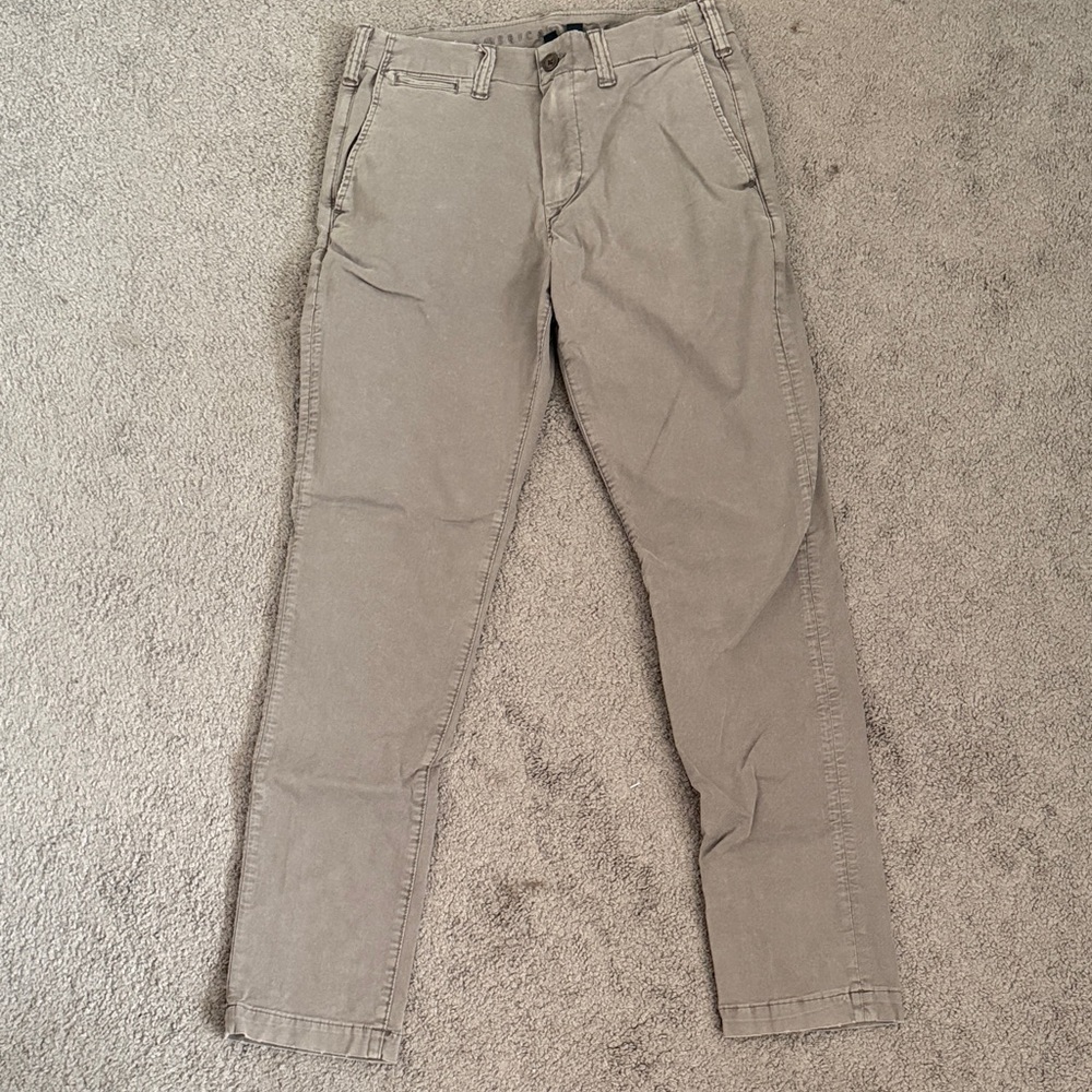 American Eagle Outfitters Beige Cargo Pants